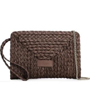 Castañer Woven Shoulder Bag - Brown