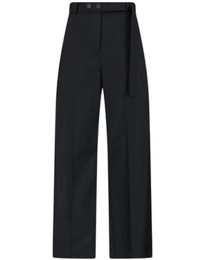 Eudon Choi Belted Tailored Pants - Black