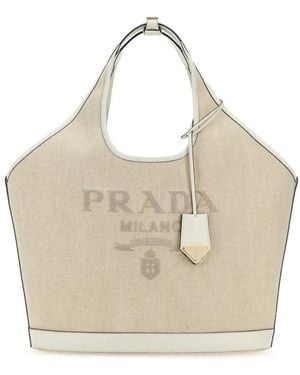 Prada Borsa Tote - Neutro