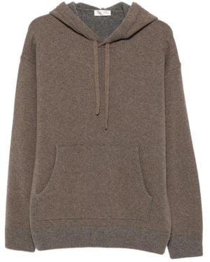 Roberto Collina Front-Pouch Hoodie - Brown