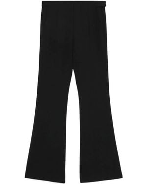 Low Classic Ausgestellte Hose - Schwarz