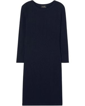 St. John Gestricktes Santiago Kleid - Blau