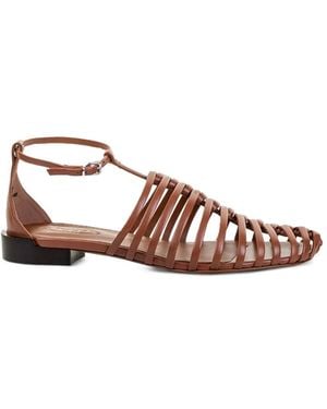 Tod's Flache Riemchensandalen - Pink