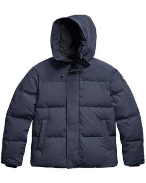 Canada Goose Seymour Hooded Quilted Padded Jacket - Blue