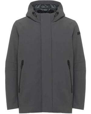 Rrd Plumífero con parche del logo - Gris