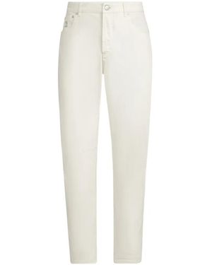 Brunello Cucinelli Five-Pocket Jeans - White