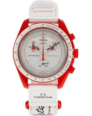 Swatch X Omega Mission To Mars 42Mm Watch - Red
