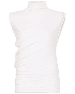 Victoria Beckham リブ トップ - ホワイト