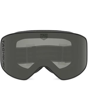 Tag Heuer Logo-Plaque Ski Goggles - Gray