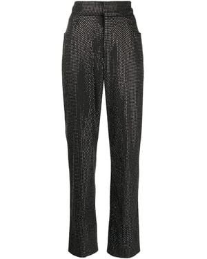 GIUSEPPE DI MORABITO Crystal-Embellishment Trousers - Black