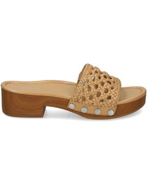 MICHAEL Michael Kors Woven Studs Sandals - White