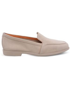 Santoni Round-Toe Loafers - Pink