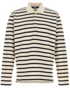 Junya Watanabe Stripes Polos - Natural
