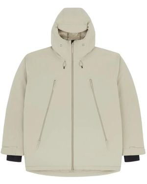 MM6 MAISON MARGIELA X SALOMON Hooded Zip-Front Jacket - Natural
