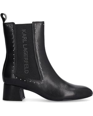 Karl Lagerfeld Bonnie ブーツ - ブラック
