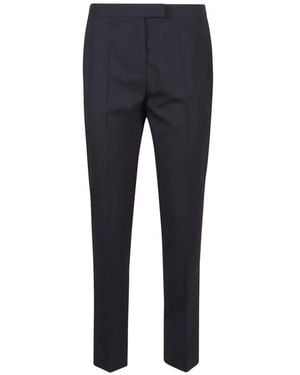 Eleventy Navy Cotton Trousers - Blue