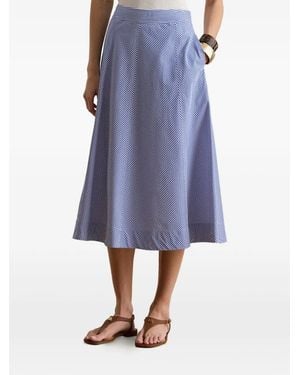 Ralph Lauren Striped Skirt - Blue