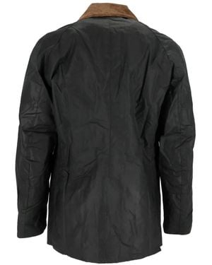 Barbour Ashby Waxed-Cotton Jacket - Black