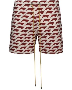 Rhude Dolce Vita Badeshorts - Rot