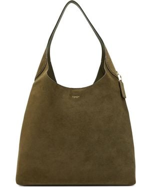 COACH Brooklyn Suede Shoulder Bag - Green