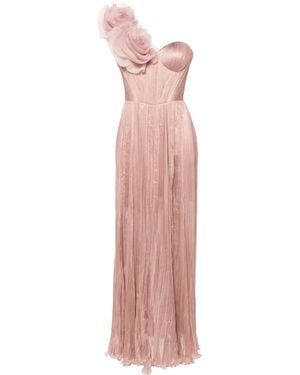 IRIS SERBAN Angelina One-Shoulder Gown - Pink