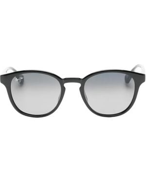Maui Jim Gafas De Sol Hiehie Con Montura Redonda - Negro