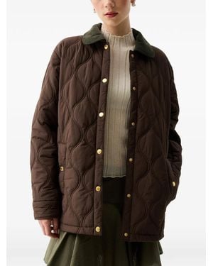 HUNTER Witton Onion-Quilted Jacket - Brown