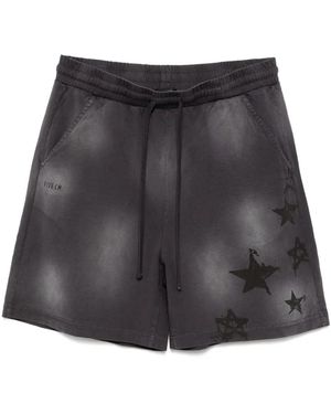 FIVE CM Logo-Print Shorts - Grey