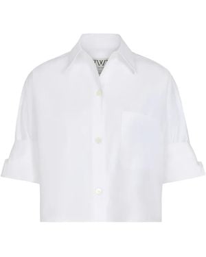 Twp Camisa Corta De Manga Corta - Blanco