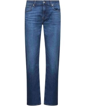 7 For All Mankind Cotton Jeans - Blue