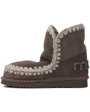 Mou Eskimó 18 Suede Ankle Boots - Brown