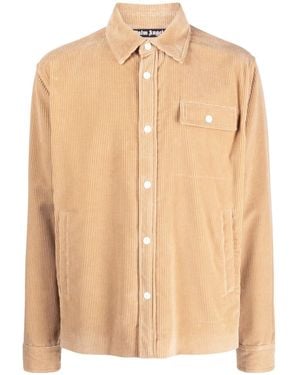 Palm Angels コーデュロイ シャツジャケット - ナチュラル