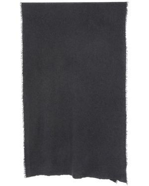 Faliero Sarti Adriel Frayed-Edge Scarf - Grey