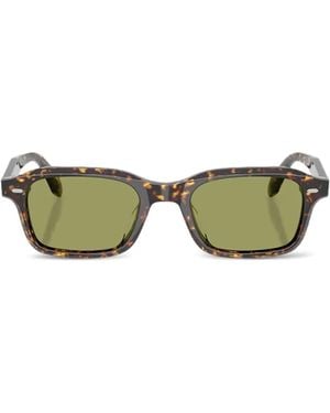 Oliver Peoples N.08 Sun Tortoiseshell Sunglasses - Green