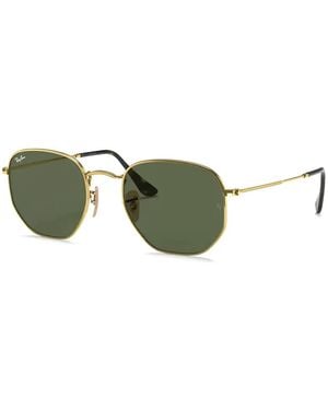 Ray-Ban Occhiali Da Sole Hexagonal - Verde