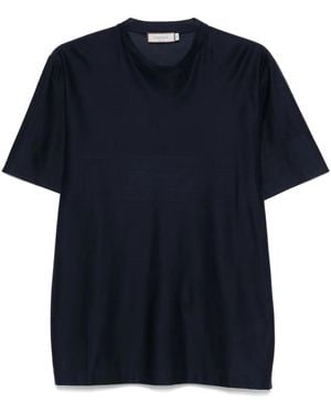 Canali Cotton T-Shirt - Blue