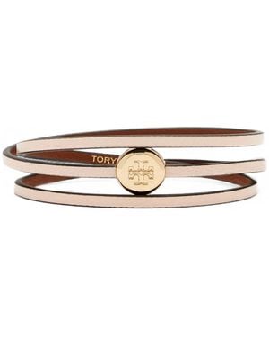 Tory Burch Icon Multi-Strand Bracelet - White