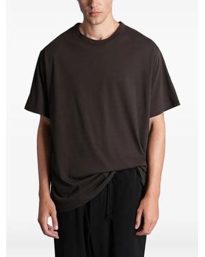 Yohji Yamamoto Round Neck T-Shirt - Black