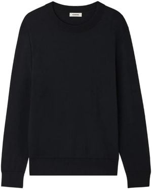 Sandro Fine Knit Jumper - Black