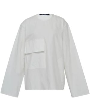 Sofie D'Hoore Pocket Long-Sleeve T-Shirt - White
