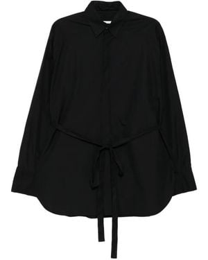 Setchu Camisa de algodón - Negro