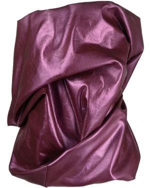 Rick Owens Hun Strapless Bustier - Purple