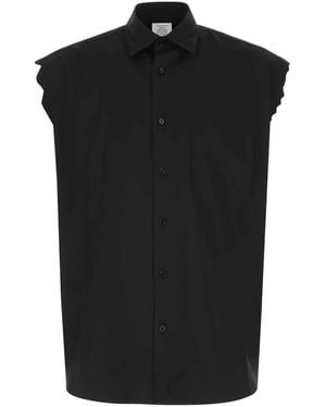 Vetements Hemd Aus Popeline - Schwarz