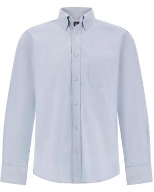 BOGGI Chemise À Poche Poitrine - Bleu