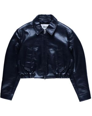 Agolde Nahla Cropped Jacket - Blue