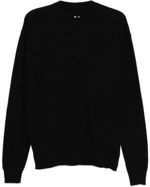 Rick Owens Jersey Con Cuello Redondo - Negro