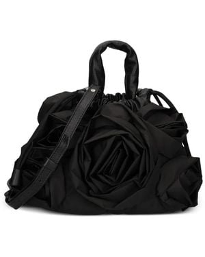 Vic Matié Rose Handbag - Black