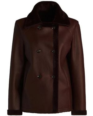 Kiton Reversible Double-Breasted Jacket - Brown