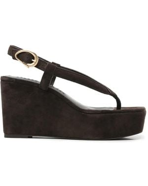 Cult Gaia Shae Wedge Sandals - Black