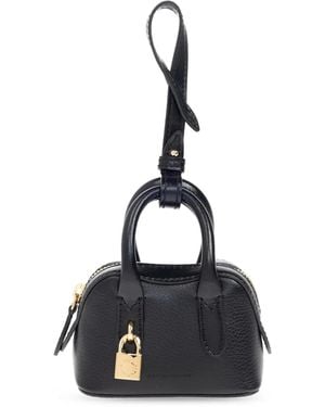 Stella McCartney Padlock-Detail Bag Charm - Black